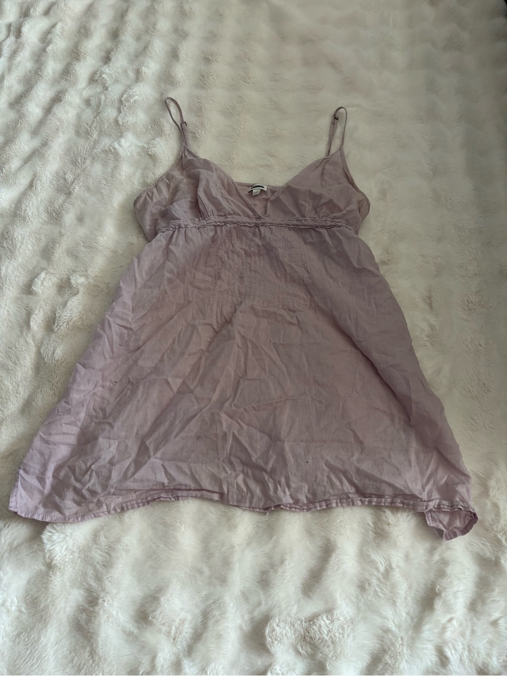 Kismet Lavender Spaghetti-Strap Slip Tank